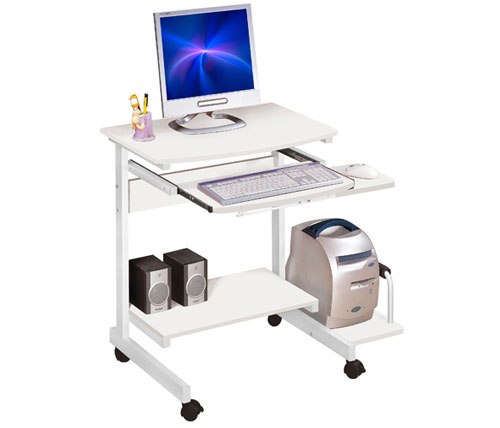 שולחן קטן למחשב בצבע לבן דגם B003 F56