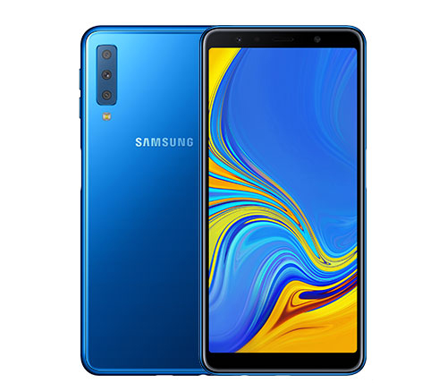 סמארטפון (Samsung Galaxy A7 SM-A750F 128GB (2018 בצבע כחול - שנה אחריו