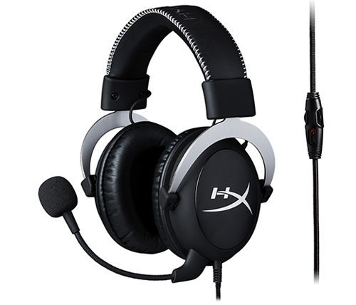 אוזניות גיימינג HyperX CloudX עם מיקרופון בצבע שחור