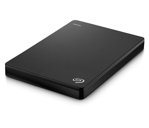 דיסק קשיח חיצוני נייד Seagate Backup Plus Slim STDR2000200 2TB בצבע שח