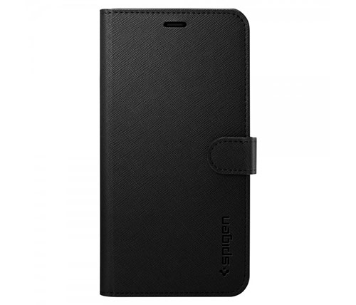 כיסוי ארנק לטלפון Spigen Wallet S iPhone 11 Pro Max בצבע שחור