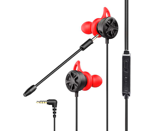 אוזניות גיימינג עם מיקרופון Dragon In Ear Gaminig Headphones בצבע שחור