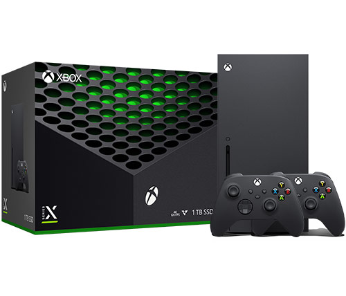 קונסולה Microsoft Xbox Series X 1TB כולל 2 בקרים, אחריות היבואן הרשמי