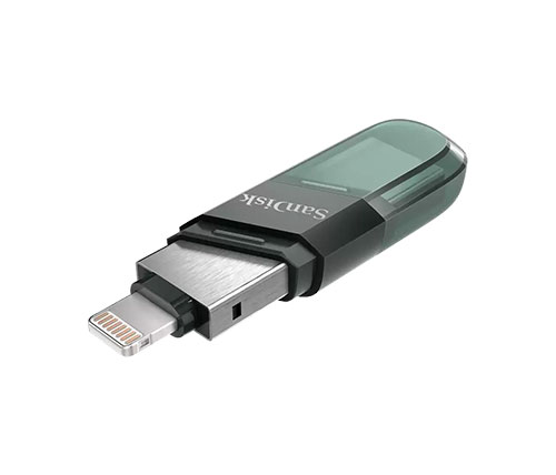 זכרון נייד למכשירי אפל SanDisk iXpand Flash Drive Flip SDIX90N-256G US