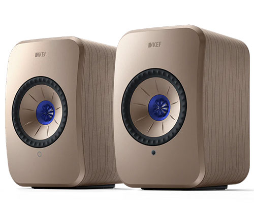 זוג רמקולים אלחוטיים Wireless HiFi Speakers LSX II KEF בצבע אופוויט שנ