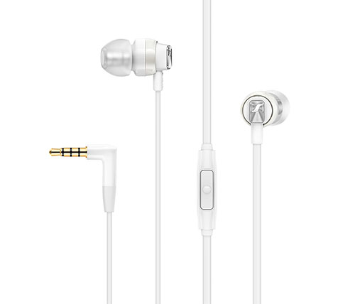 אוזניות +מיקרופון Sennheiser CX 300S בצבע לבן