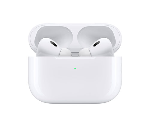 אוזניות אלחוטיות Apple AirPods Pro 2 Bluetooth בצבע לבן עם מיקרופון הכ