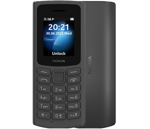 טלפון סלולרי Nokia 105 4G TA-1375 (2022) בצבע שחור - שנה אחריות היבואן