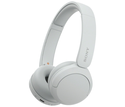 אוזניות אלחוטיות Sony WH-CH520 עם מיקרופון Bluetooth בצבע לבן אחריות ה