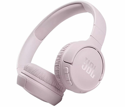 אוזניות אלחוטיות JBL 570BT עם מיקרופון Bluetooth בצבע ורוד - אחריות הי