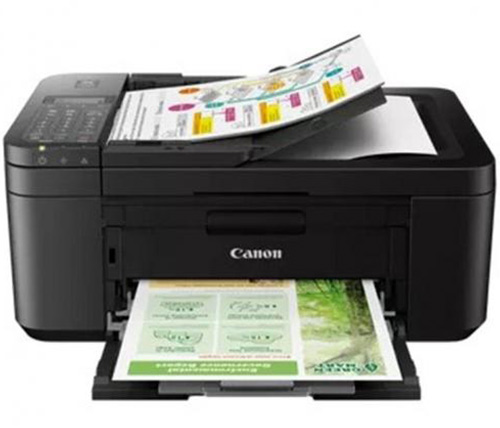 מדפסת משולבת CANON דגם PIXMA TR4650 WIFI פקס בצבע שחור