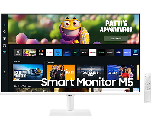 מסך מחשב חכם "27 Samsung Smart Monitor M5 S27CM501EM בצבע לבן
