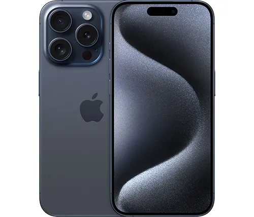 אייפון Apple iPhone 15 Pro 256GB בצבע Blue Titanium