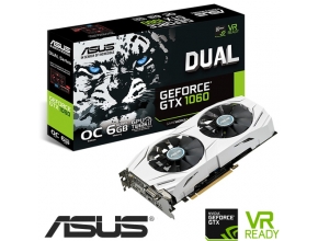 כרטיס מסך Asus Nvidia GeForce GTX 1060 6GB GDDR5 DUAL-GTX1060-O6G