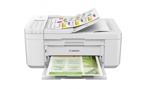 מדפסת משולבת CANON דגם PIXMA TR4651 WIFI פקס בצבע לבן
