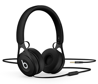 אוזניות Beats by Dr.Dre EP עם מיקרופון בצבע שחור