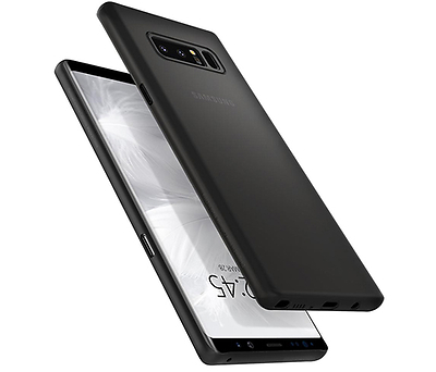 כיסוי לטלפון Spigen AirSkin Galaxy Note 8 בצבע שחור