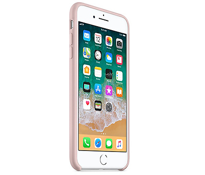 כיסוי סיליקון לטלפון Apple iPhone 7 Plus / 8 Plus בצבע ורוד