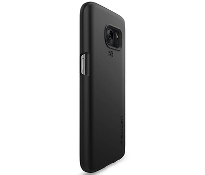כיסוי לטלפון Spigen Thin Fit Samsung Galaxy S7 בצבע שחור - יבואן רשמי