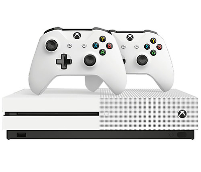 קונסולה Microsoft Xbox One S 1TB הכוללת שני בקרים אחריות היבואן הרשמי