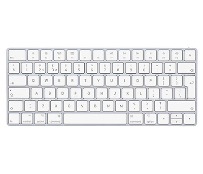 מקלדת אלחוטית Apple Magic Keyboard Bluetooth בצבע לבן