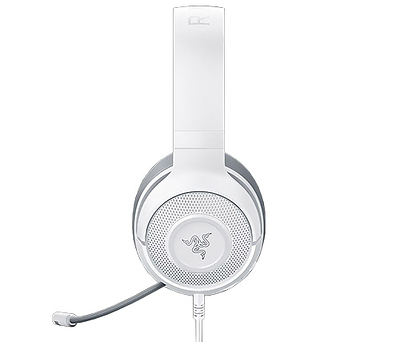 אוזניות גיימינג עם מיקרופון Razer Kraken X בצבע לבן