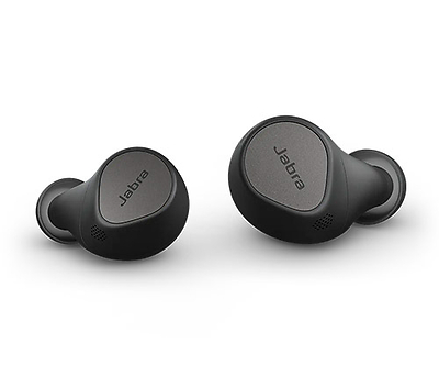 אוזניות אלחוטיות Jabra Elite 7 Pro Bluetooth עם מיקרופון בצבע שחור טיט