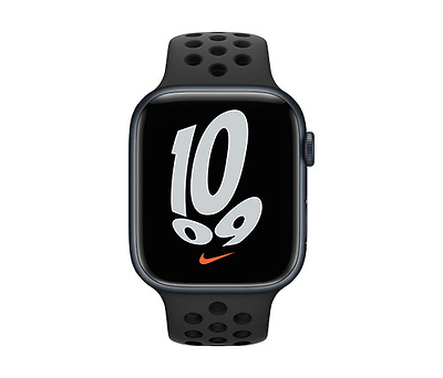 שעון חכם אפל Apple Watch Nike Series 7 GPS + Cellular 45mm בצבע Midnig