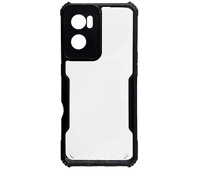 כיסוי ומגן מסך לטלפון 2 OnePlus Nord CE בצבע שחור